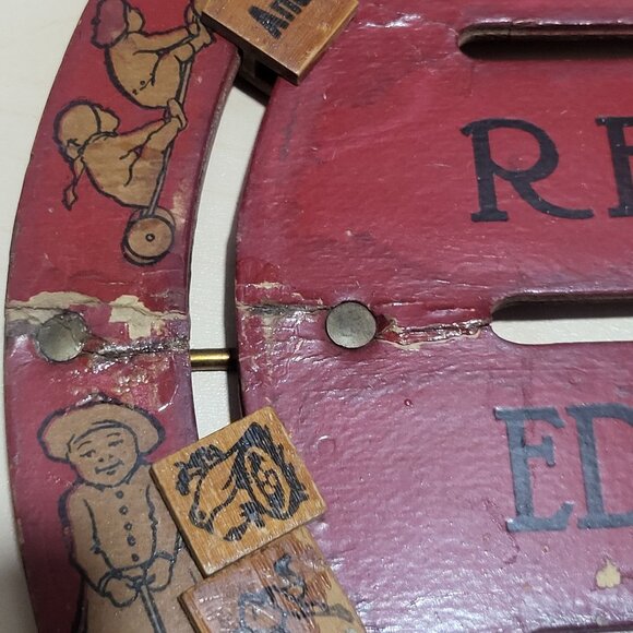 Vintage Cress Reversible Educational Board Cressco Educational Board Spelling Co - Picture 9 of 14